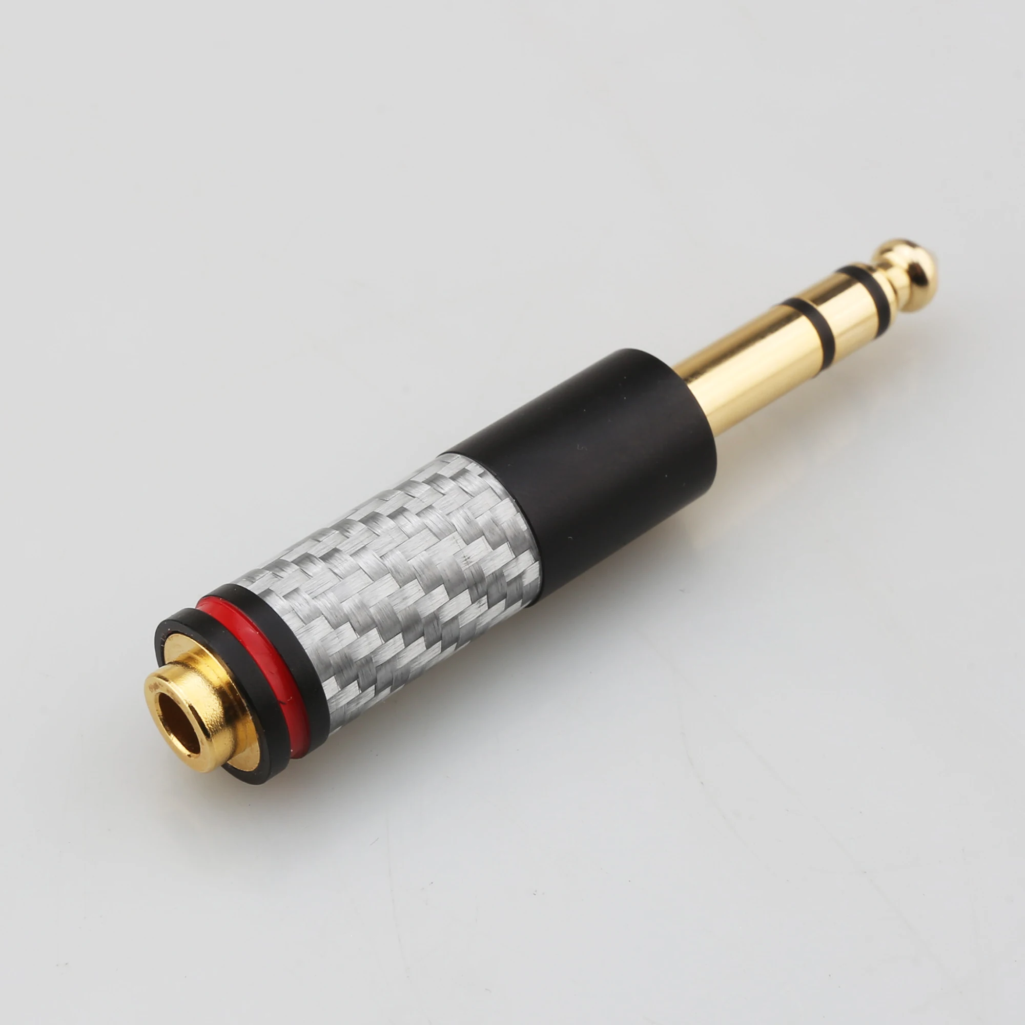 Audiocrast Gold Plated 6.35mm 1/4 TRS to 4.4mm Balanced Female Adapter Jack Converter for Headphone Audio Jack