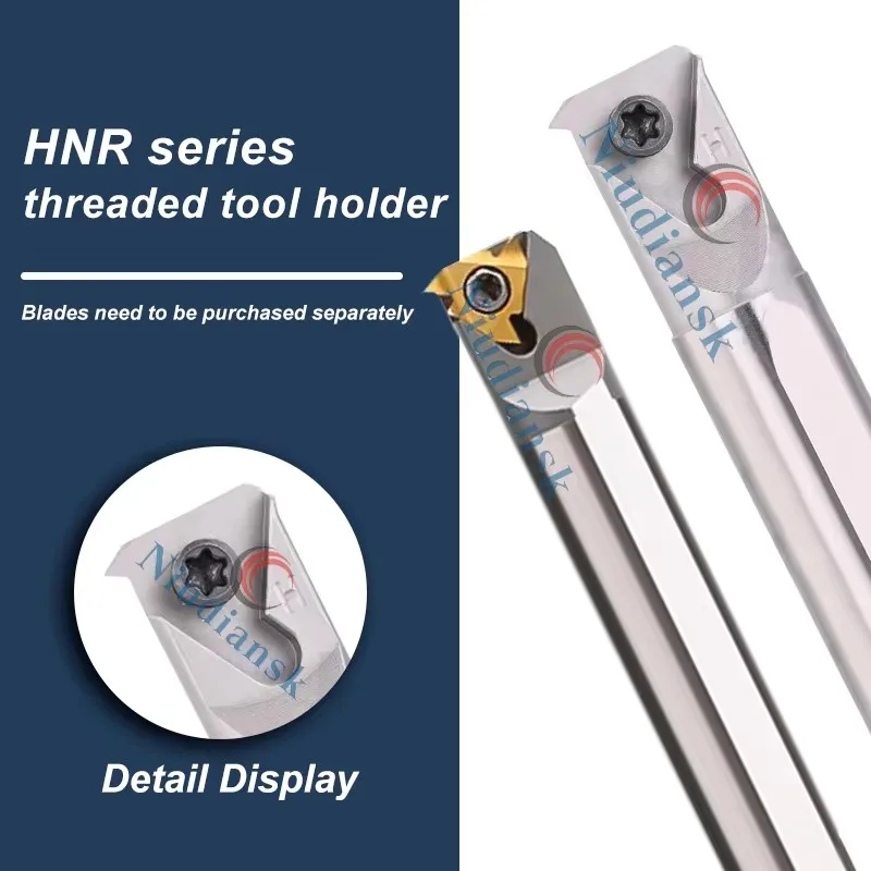 HNR0008K08/K08B/HNR0008K11/10K11 Numerical Control Lathe Cutting Tool Turning Tool Holder Earthquake-Proof Threaded Tool Holdei