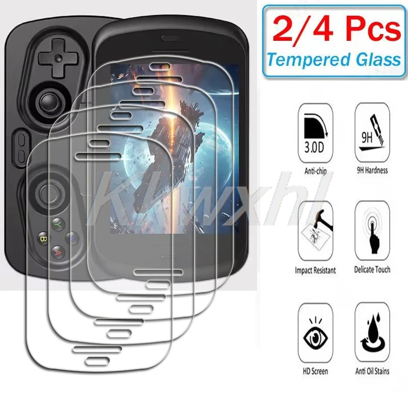 2-4PCS 9H HD Tempered Glass For ANBERNIC RG Slide 4.7”Retro 