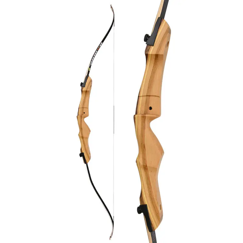 48inch 54inch Tranditional Wooden Takedown Recurve Bow for Beginners Lightweight 10-22lbs