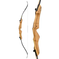 48inch 54inch Tranditional Wooden Takedown Recurve Bow for Beginners Lightweight 10-22lbs