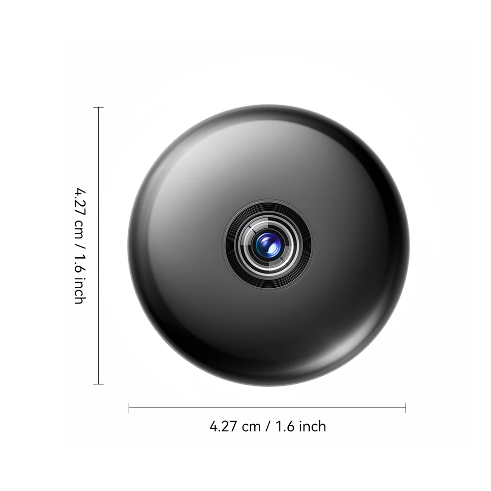 2PCS WiFi Security Camera, Supports USB and Lithium Battery Dual Power Supply, 480P Image Quality, App Remote Access