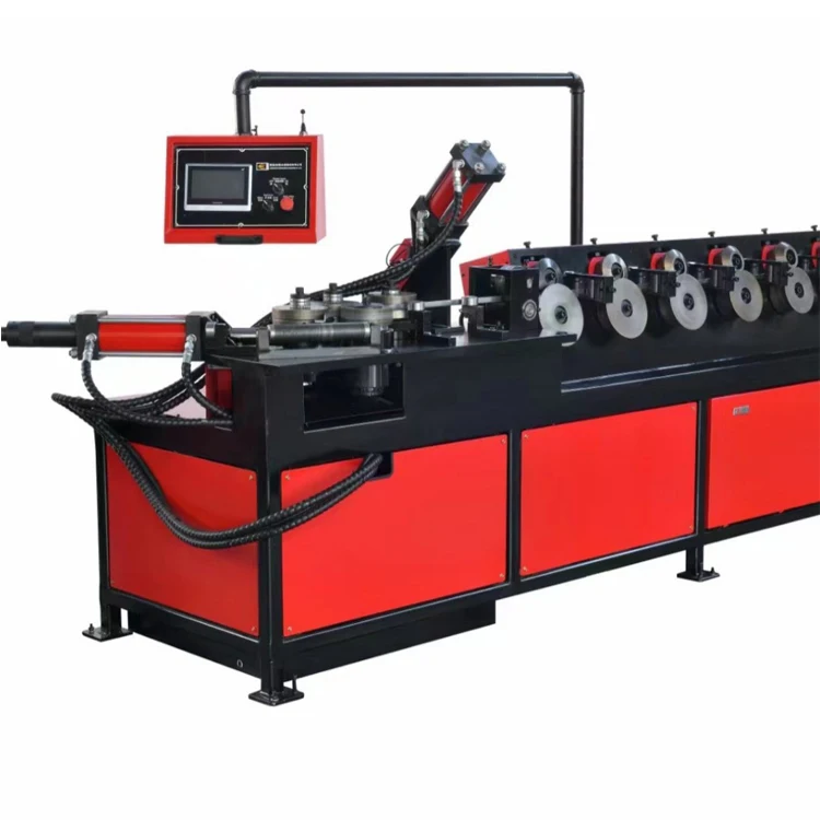 Electric Round Tube Steel Flange Production Line, Angle Steel Round Flange Forming Machine