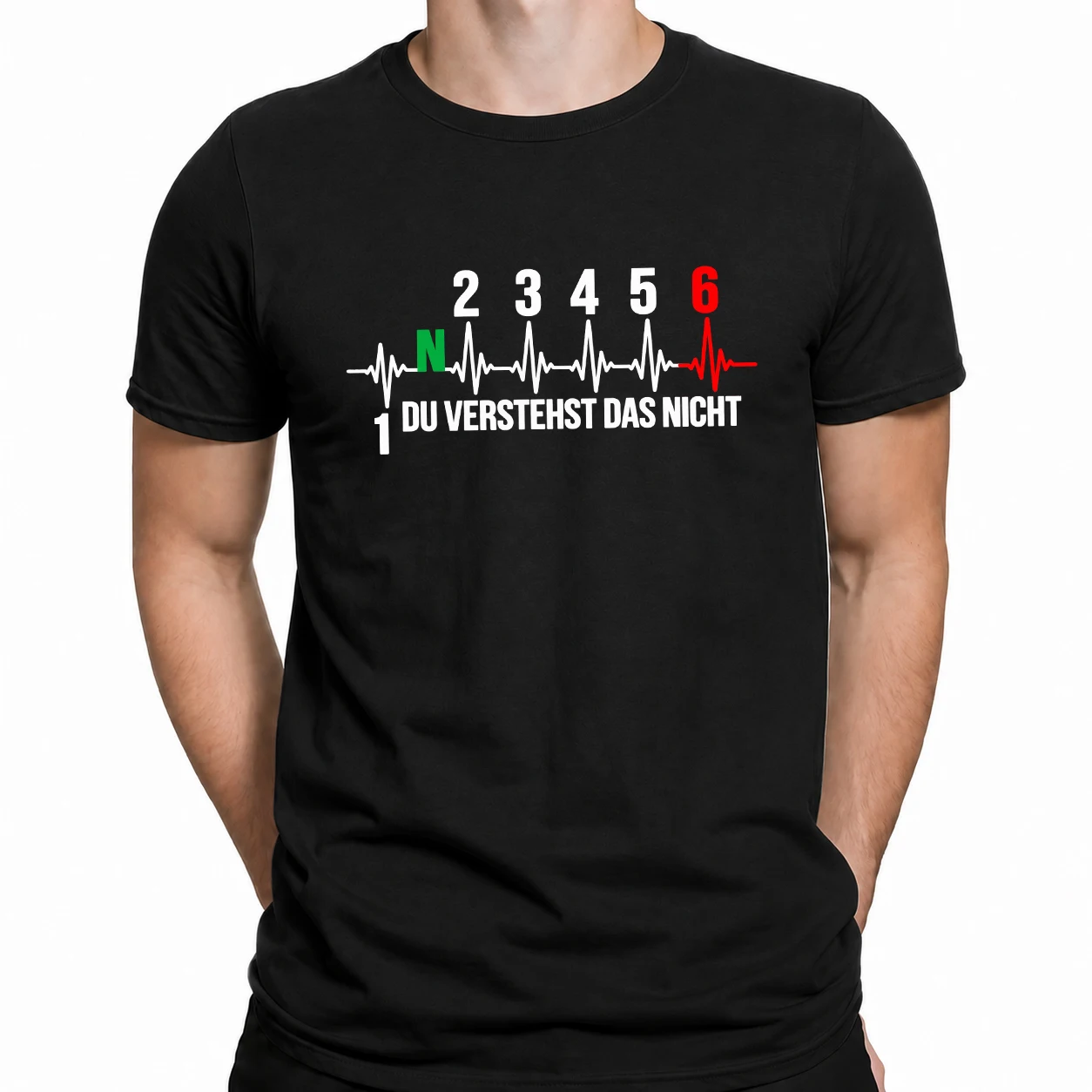 Men Funny DU VERSTEHST DAS NICHT Cotton T Shirt German Letter Graphic Short Sleeve Motorcycle Biker Casual Summer Streetwear