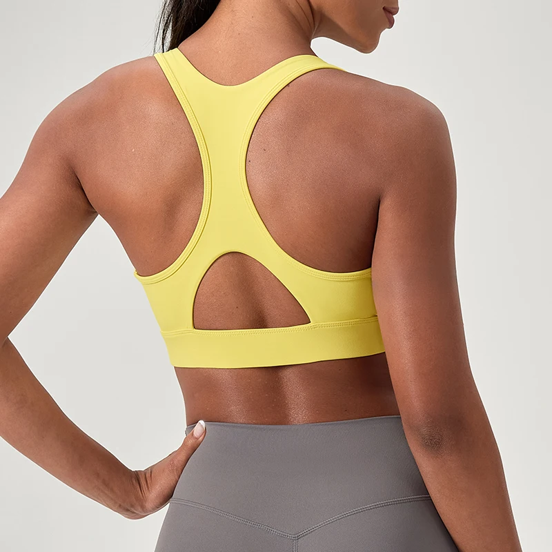 Women Gym Sport Bra Fitness Tank Top Yoga Sports bra Sexy Deep V-neck Workout Bra Underwear Breathable Running Sportswear image 2