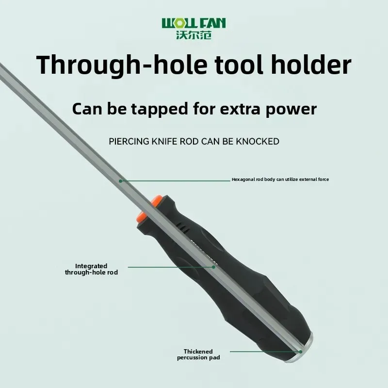 

Набор крестообразных отверток, промышленный класс, ручная отвертка, с проходным отверстием, ударопрочная