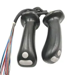 Peças da escavadeira para Yuchai LONKING XCMG Revo, cola do punho do joystick, 4 teclas do botão, 12mm, 75mm-8mm, 80mm