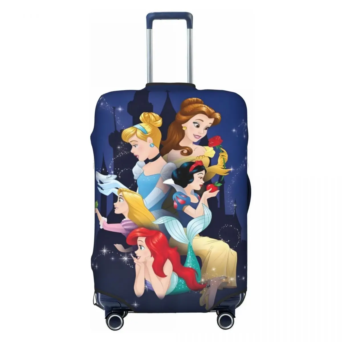 

Custom Princess Luggage Cover Fashion Cartoon Movie Kawaii Film Suitcase Protector Covers Suit For 18-32 inch
