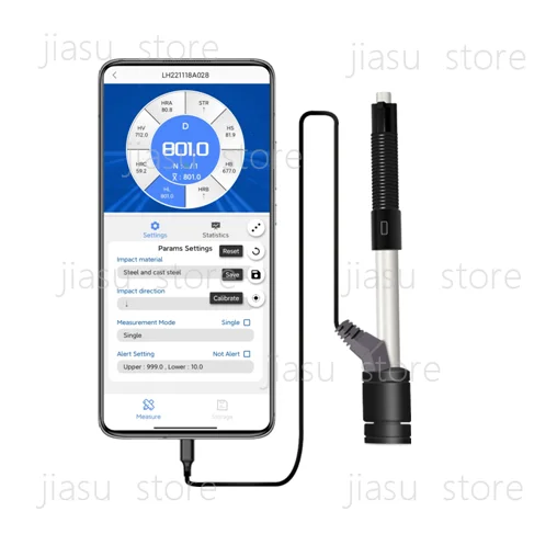 

RHL-M350 Portable Leeb Hardness Tester Mobile APP Intelligent Connection for Metal Material Testing