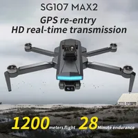 ZLL SG107MAX2 Hui 4 Brushless Drone GPS Professional 4K HD Camera Drones 2- Axis PTZ  Intelligent Obstacle Avoidance Dron Toy