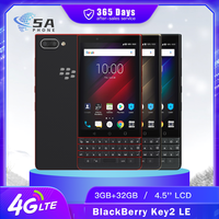 Original BlackBerry Key2 LE 4G Mobile Phone NFC 3GB+32GB 4.5'' Display 13MP+5MP+8MP Snapdragon 636 Octa Core Android SmartPhone