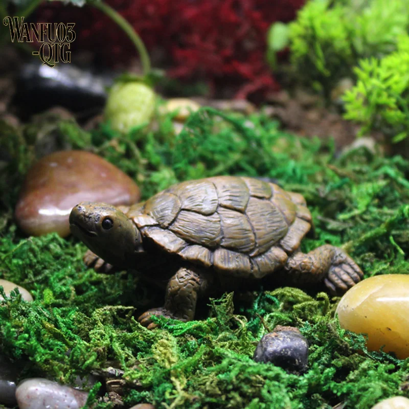 Turtle Figurine Animal Miniature Figures decoration animal statue resin craft