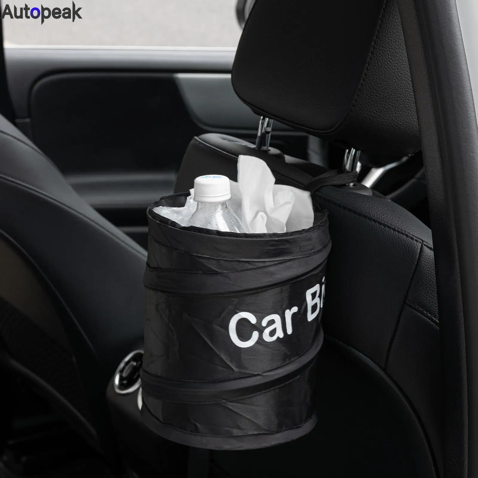 

2022 Car Trash Portable Vehicle Garbage Can Foldable Pop-up Waterproof Bag Waste Basket Auto Accessories Interior Car Accessory