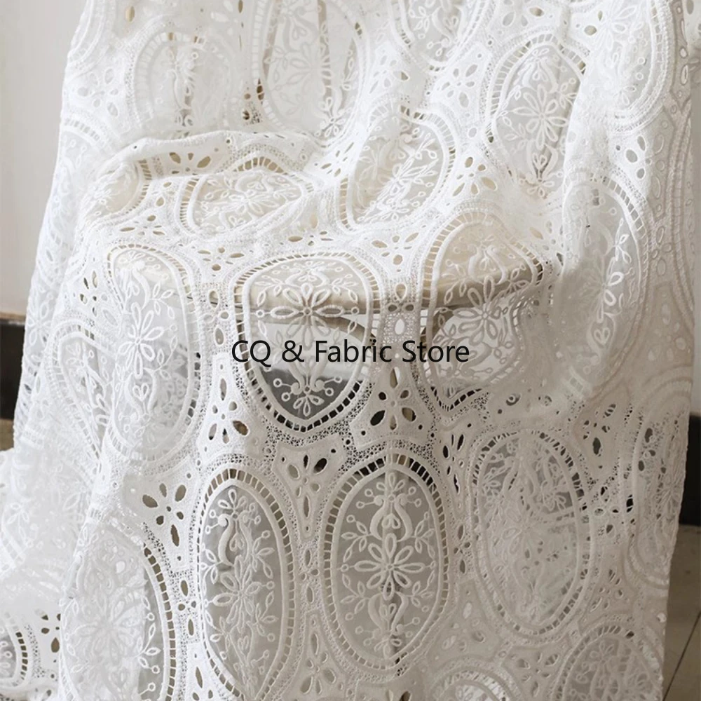 

Винтажная кружевная пряжа из органзы во французском стиле, ткань для шитья своими руками, аксессуары для шитья, материал на метр