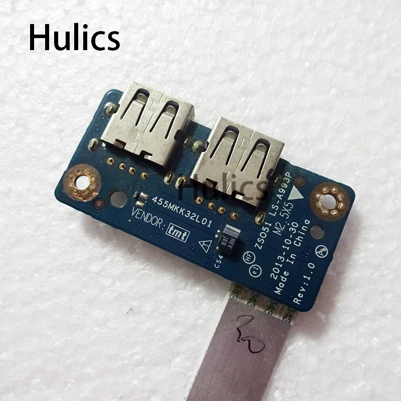 Hulics Used Laptop IO Board For HP 15-R 15-S 15-G 250 G3  ZSO51 LS-A993P USB