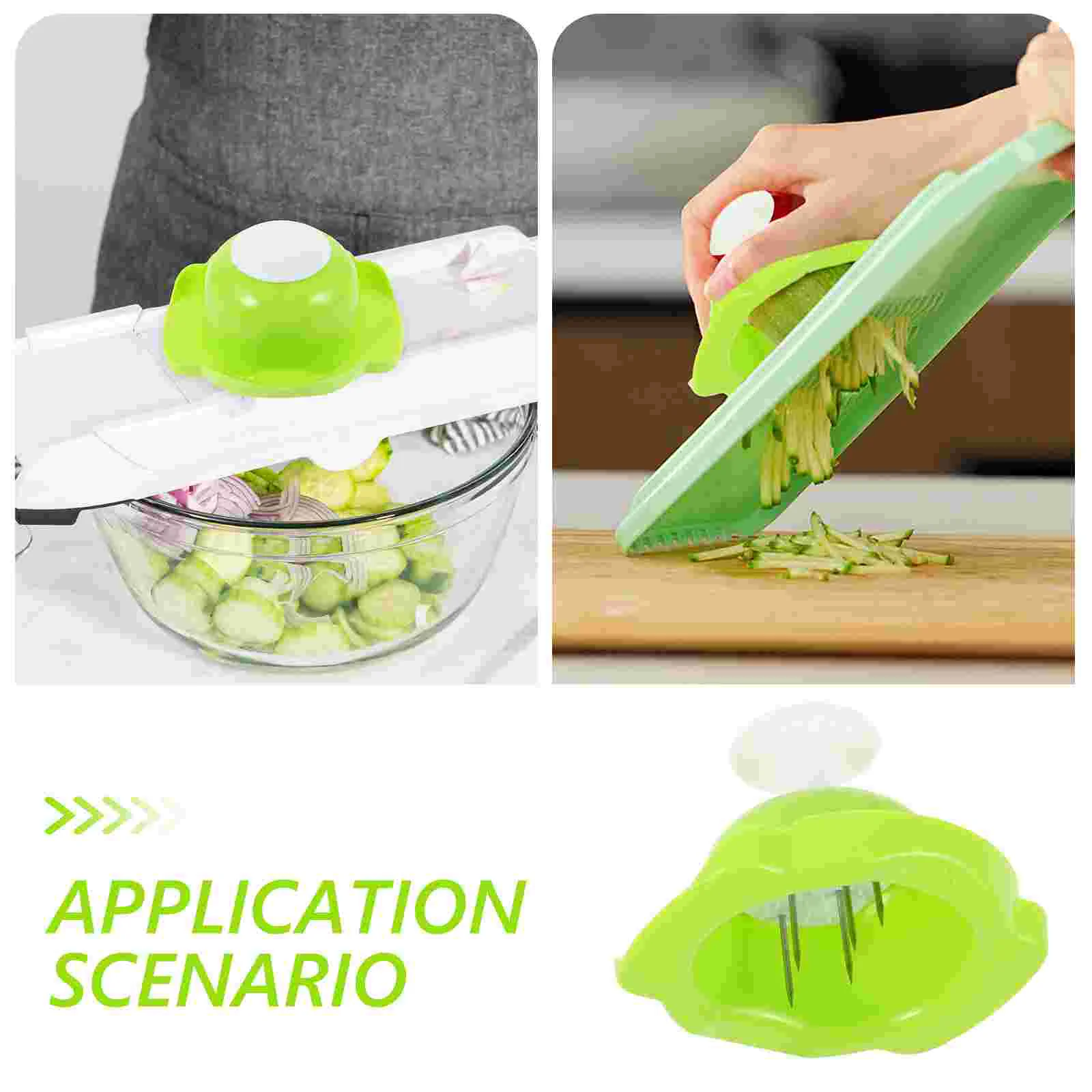 قطعتان من حامل أمان لقطاعة الطعام ومبشرة الجبن وأداة حماية مبتكرة مدمجة