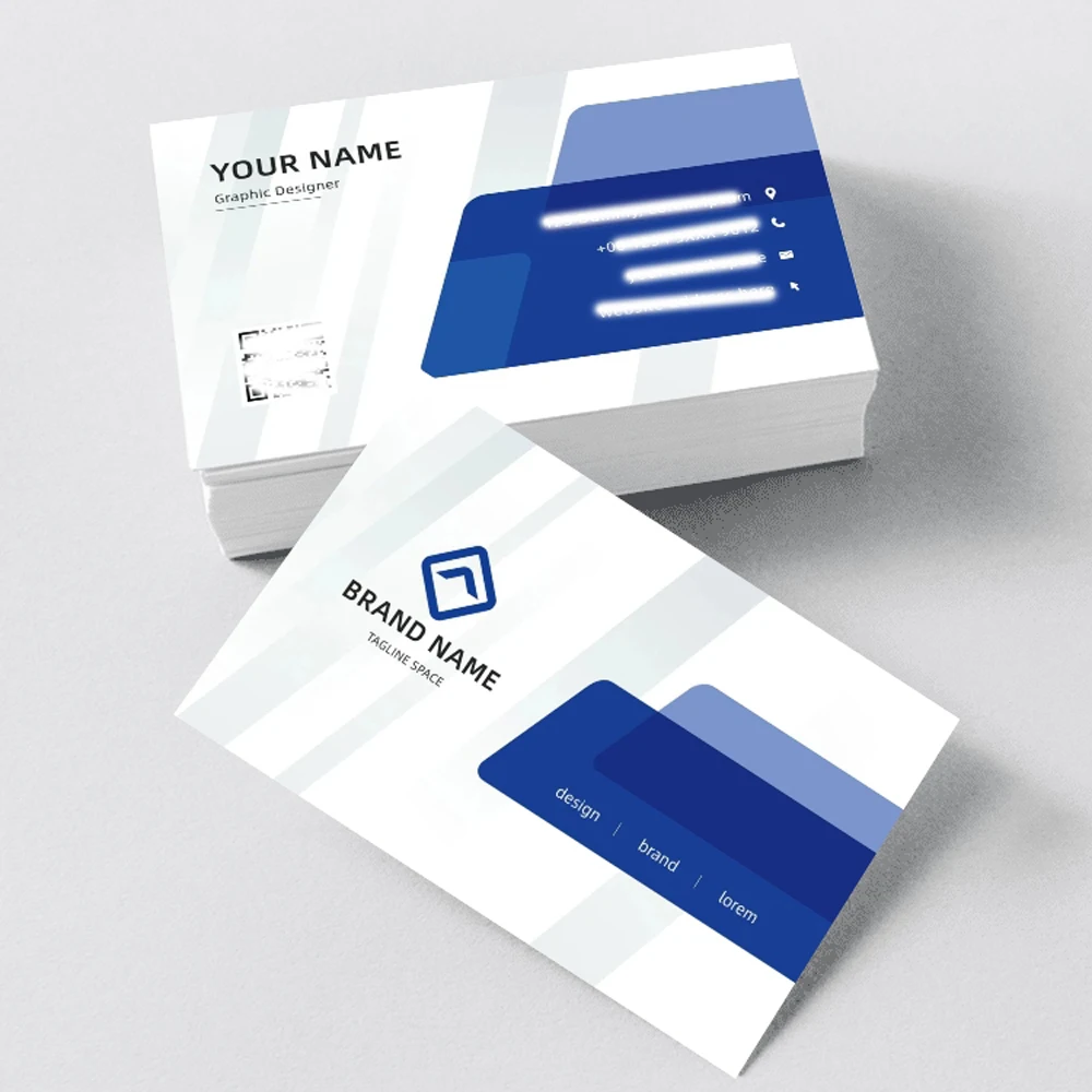 100 Tarjetas de Visita Personalizadas con Logotipo, Impresión a Doble Cara a Todo Color, Resistentes al Agua, Tarjetas de Agradecimiento, Tarjetas de Regalo