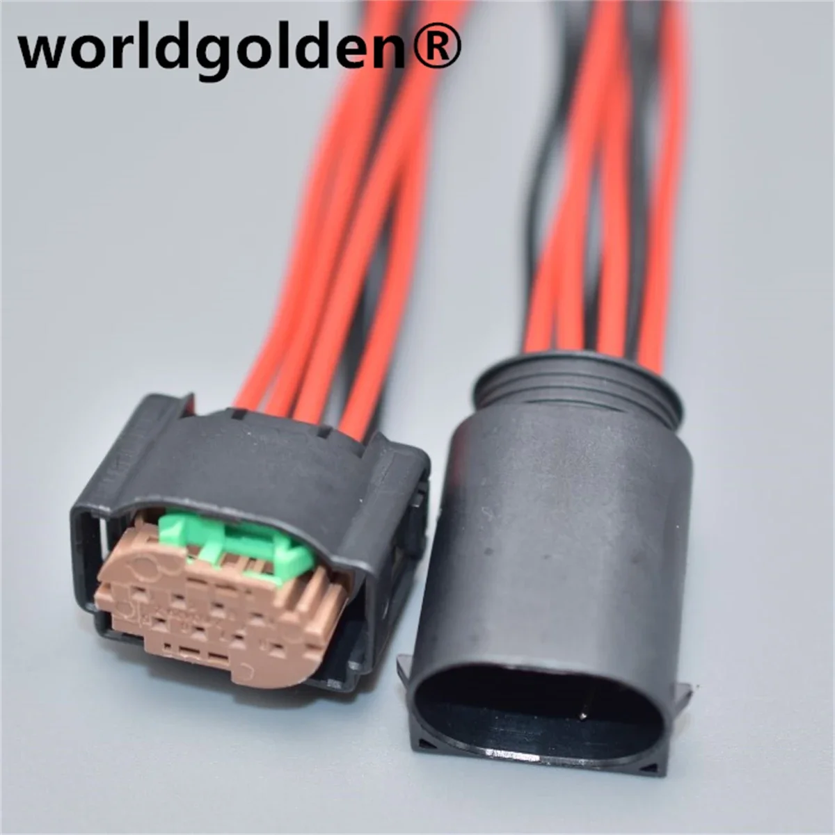 worldgolden 8 Pin 1-1418552-1 1-1534229-1 1534229-1 Female Male Reverse Sensor Radar Cable Socket Auto Connector For BMW BENZ