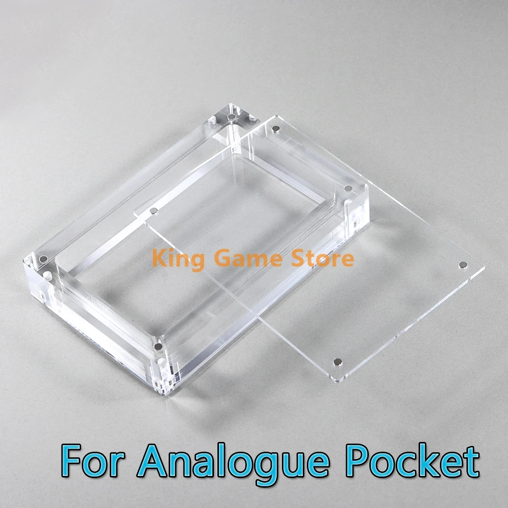 3pcs Transparent Storage Magnetic Acrylic box For Analogue Pocket AP Game Console Cover Shell Box Display Stand game Accessories