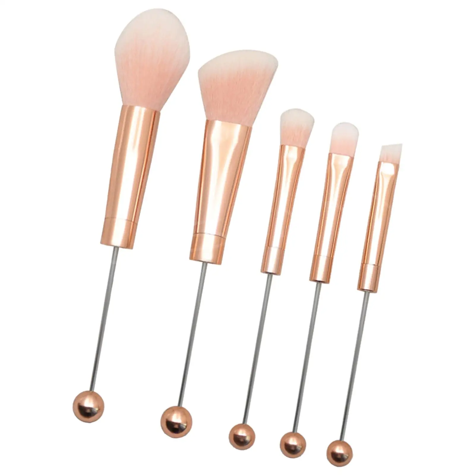 5x Makeup Brushes Set Cosmetic Brushes with Soft Synthetic Fiber Multifunctional Make up Brushes Tool Kits for Sisters Adults