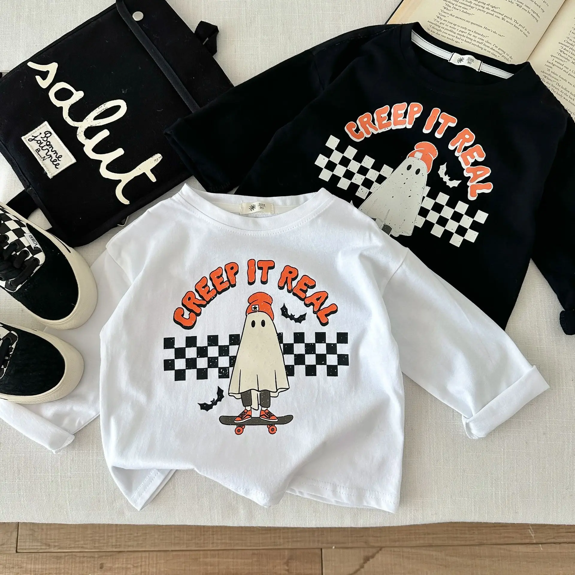 

2025 Autumn New Children Long Sleeve T Shirts Baby Cute Cartoon Print Tee Boys Girls Cotton Shirts Kids Casual Tops