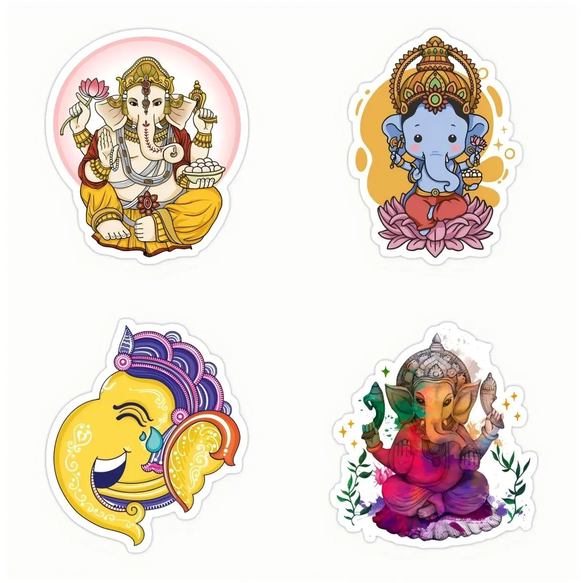 

Thailand Ganesh Funny Creative Windshield Trunk Stickers Waterproof Car Styling Bumper Surfboard VAN RV Vinyl Decor