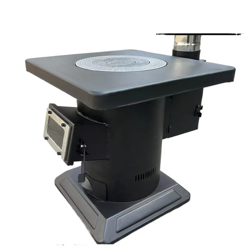 

Smokeless heating furnace Indoor household gasifier Rural firewood Coal roasted sweet potato dual-purpose firewood stove