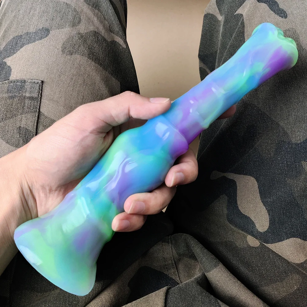 YOCY الحيوان ديك لعبة الجنس واقعية الحصان دسار للإناث الذكور الشرج الاستمناء لينة سيليكون بعقب المكونات الجنس متجر #5