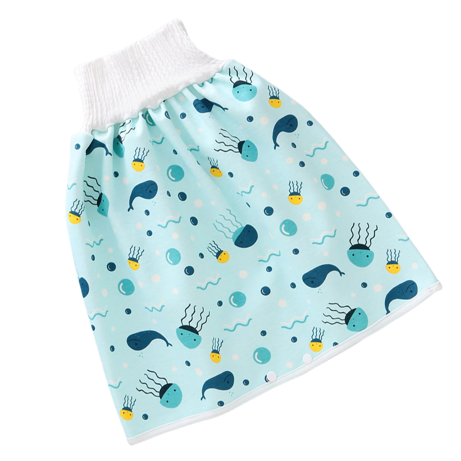 Waterproof Diaper Skirt Unisex Waterproof Diaper Shorts Anti-Baby Bedwetting Cotton Baby Anti-Leakage Skirt For Boy Girl Night