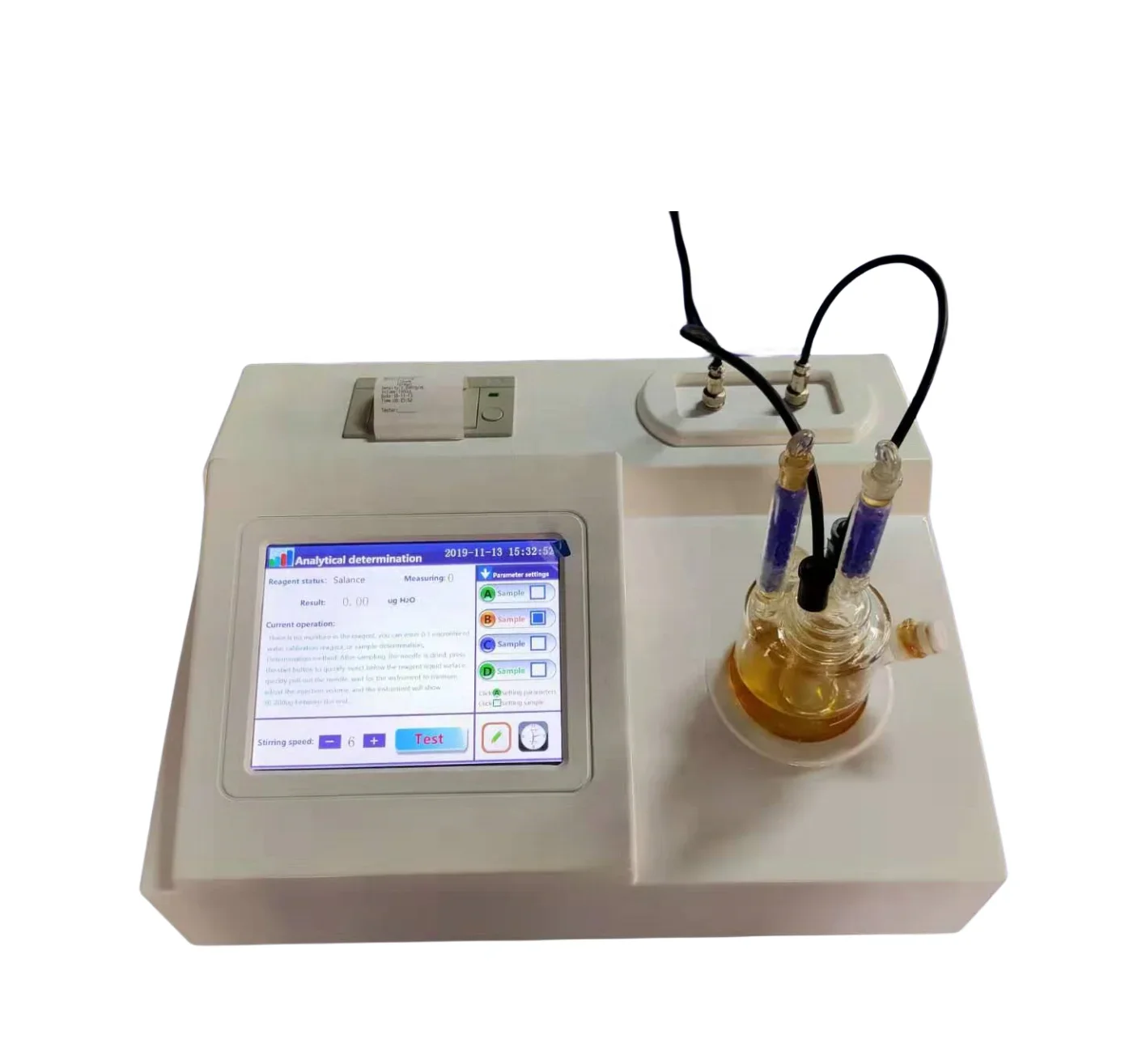 Automatic Karl Fischer Moisture Titrator/Oil Moisture Analyzer Insulation Oil Moisture Meter