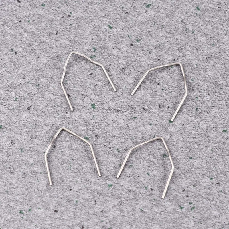 Stapler panas las plastik, mesin perbaikan staples panas Bumper Auto perbaikan Pre Cut untuk semua mobil sudut kanan 1000 Mm 0.8 buah