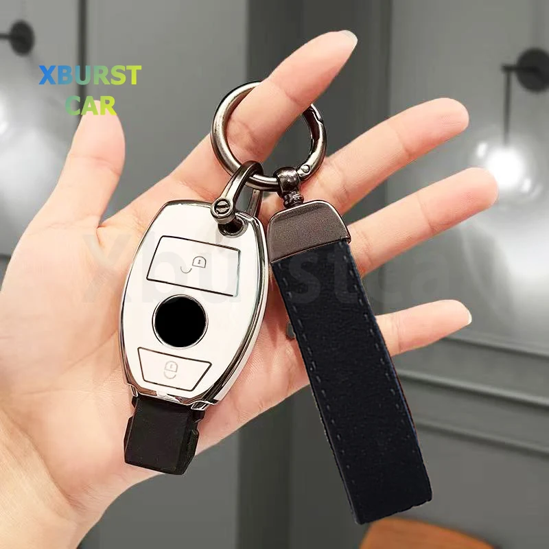 TPU Car Remote Key Case Cover Shell Fob For Mercedes Benz W204 W205 W212 W463 W176 A B C E R Class GLS GLA GLK GLC CLS CLA AMG