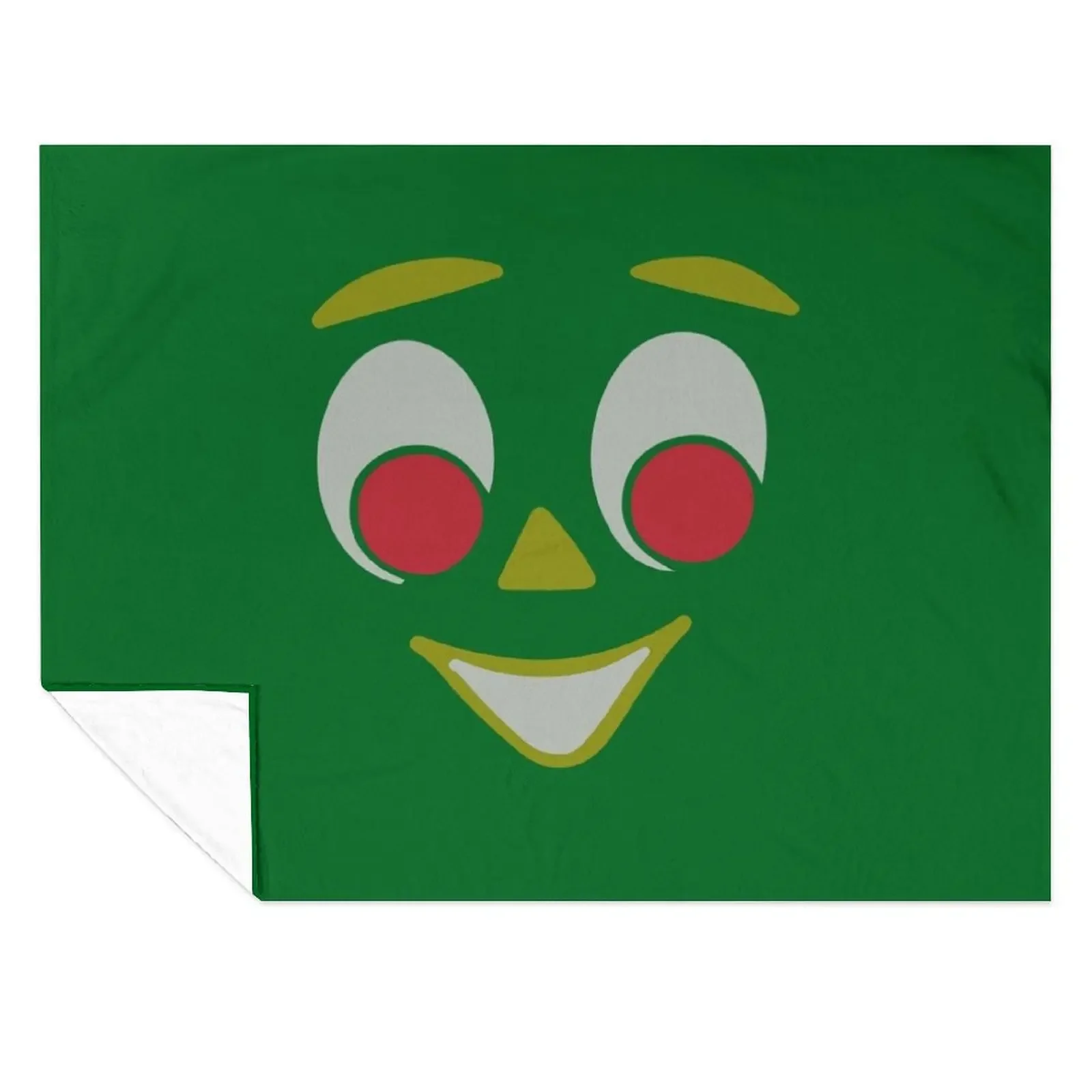 

Gumby Throw Blanket anime Plaid Plush Bed Fashionable Blankets