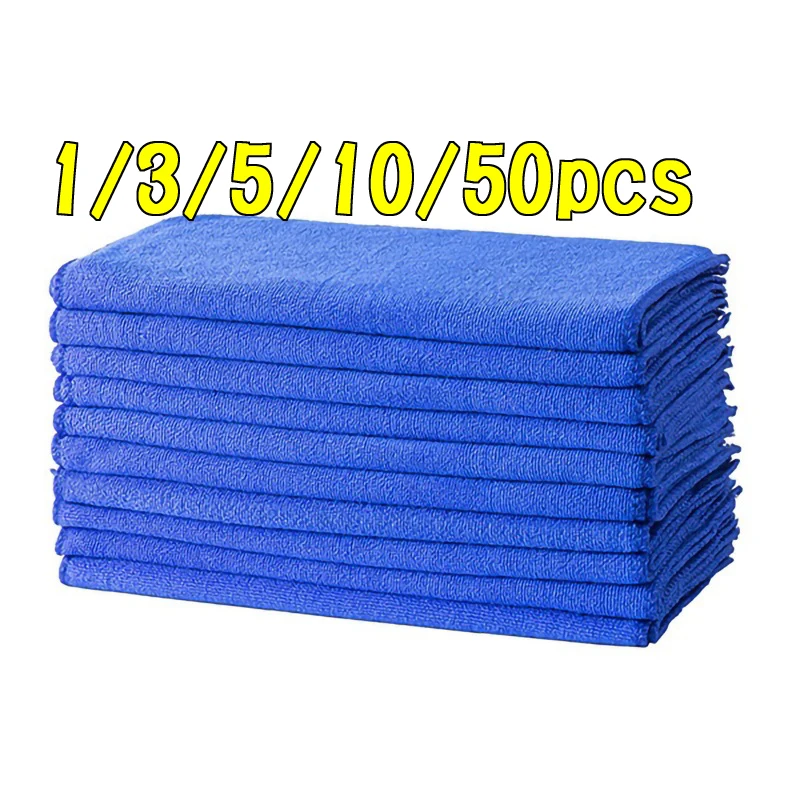 

1/3/5/10/50 pcs Magic Absorbent Duster Drying Cloth Car Wash Care Detailing Accessories Microfiber Towel Cleaning Tools 30*30cm