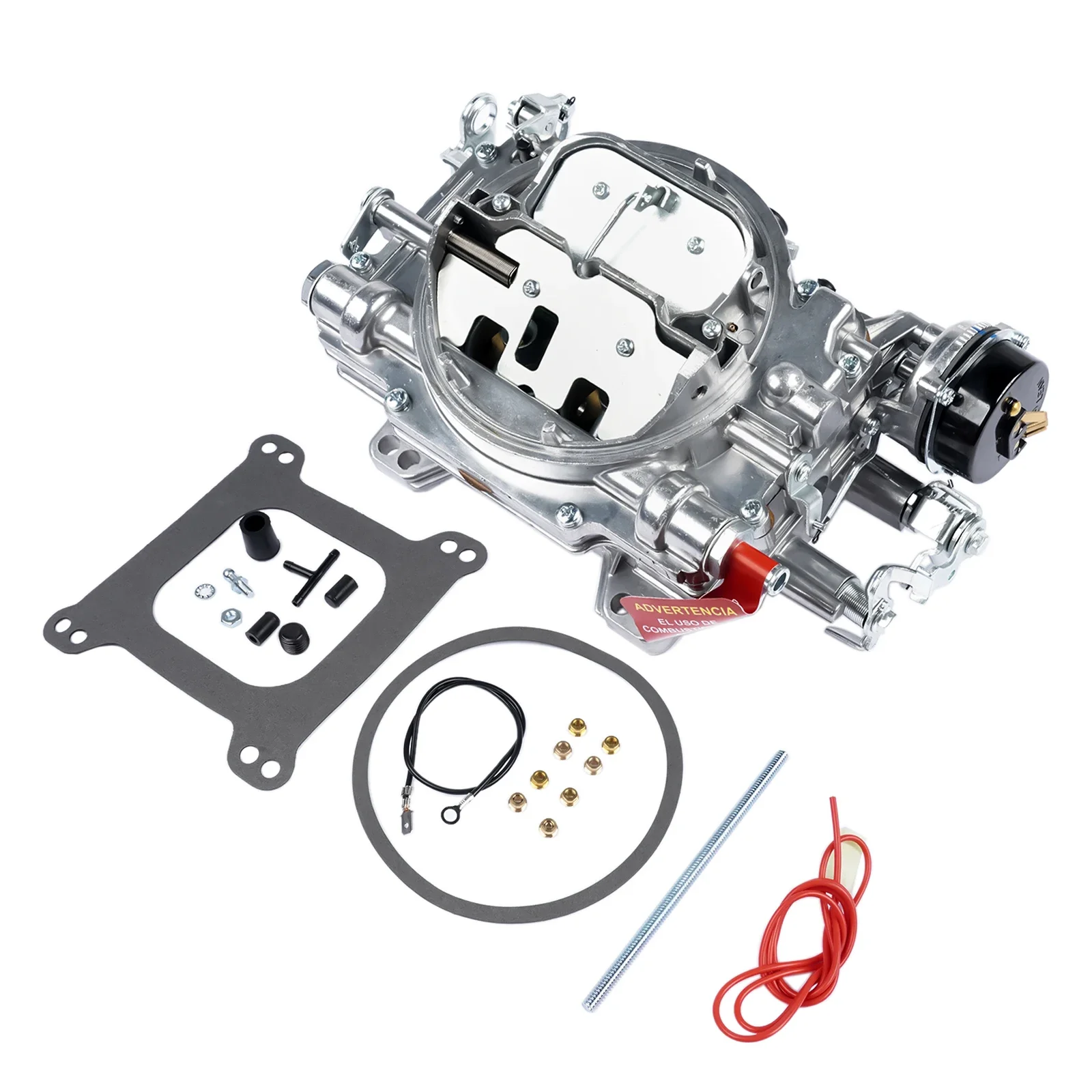 Carburador Gold SellerGlossy 1906 650 CFM con Estrangulador Eléctrico NCR-1906 para GMC 1980-1989