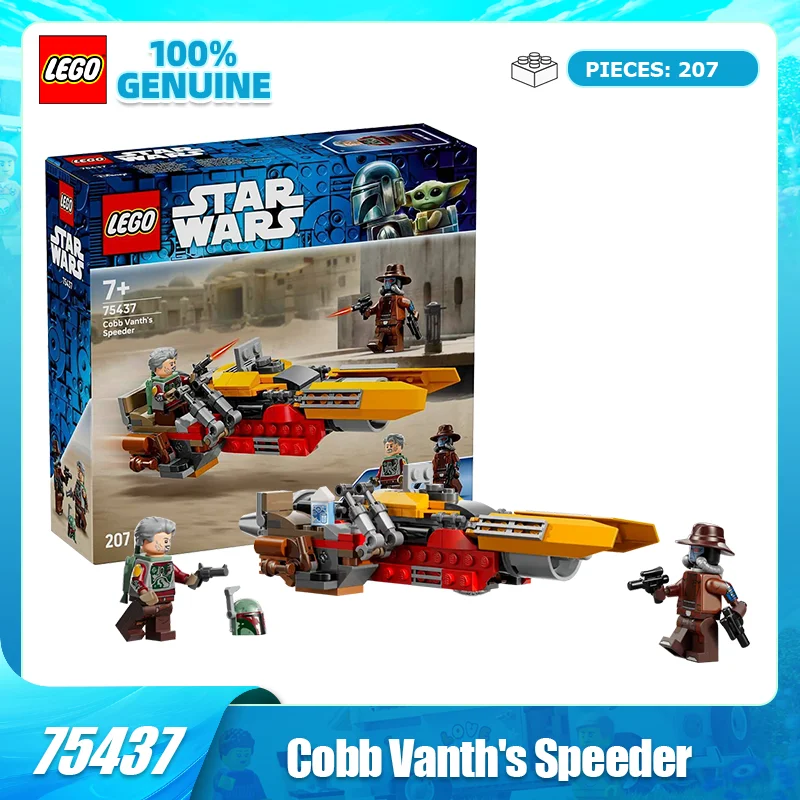 

LEGO Building Blocks Star Wars 75437 Kobwans Flying Motorcycles Assemble Boys' and Children's Toys Gift