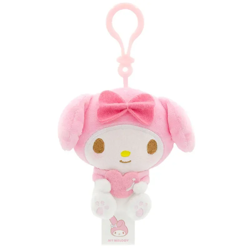 

Sanrio Hello Kitty Plush Small Charms My Melody Plushies Kuromi Cinnamoroll Pendant Pompom Purin Doll Pachacco Kids Toys Gifts