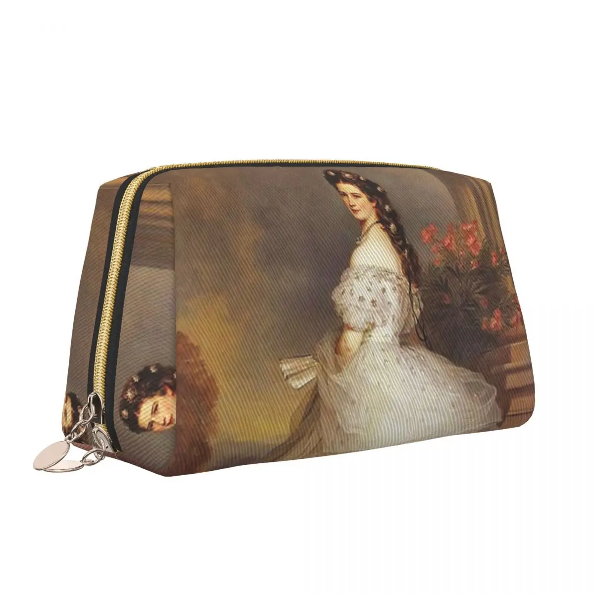 Portrait Of Empress Elisabeth Of Austria By Franz Xaver Winterhalter Cosmetic Bag Makeup Case Beauty Storage Toiletry Bags