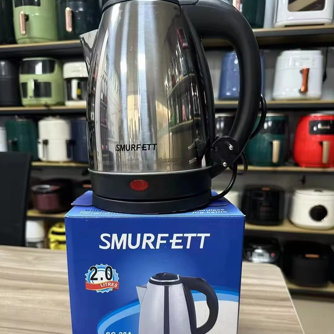 

Factory Price Electric Kettle 2L Hot Water Kettle Stainless Steel 1500w Water Kettle