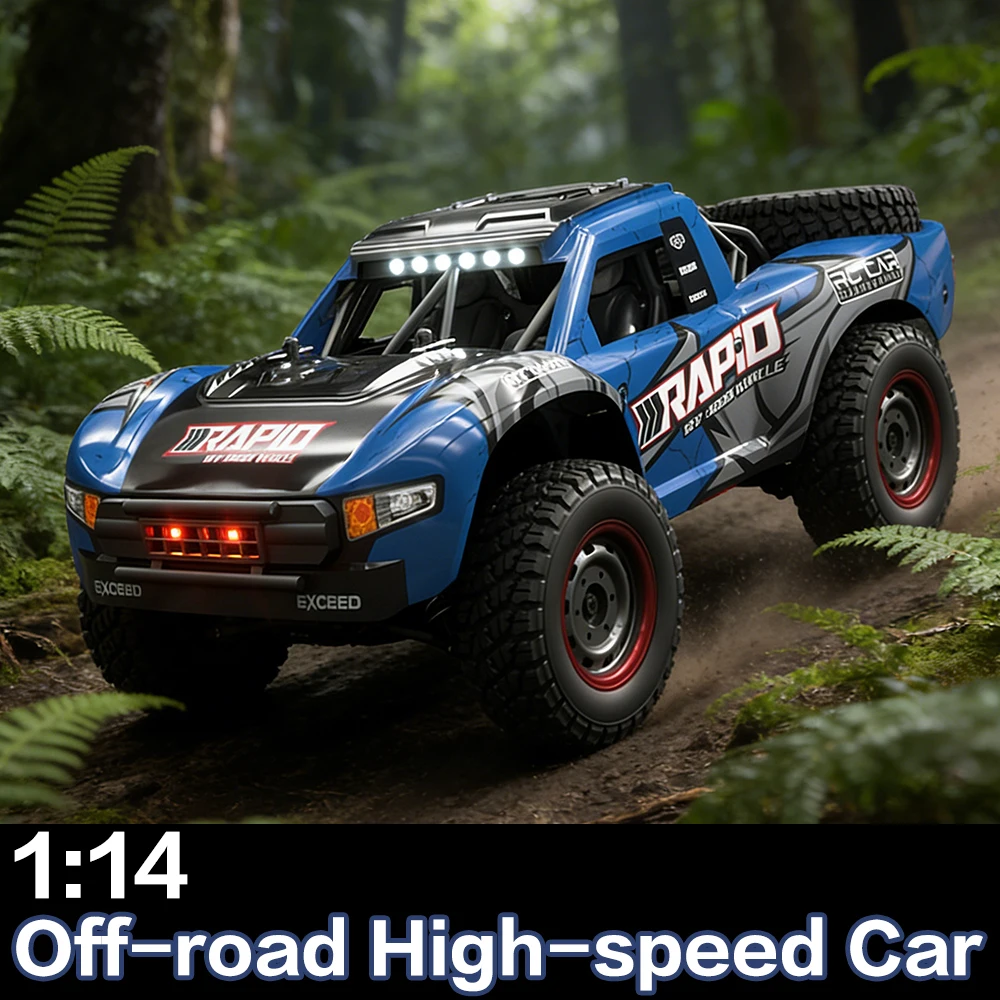 

Радиоуправляемый внедорожный пикап 4x4 Q130 в масштабе 1:14, 2.4G, высокоскоростная гоночная машинка для взрослых и детей, подарок на день рождения