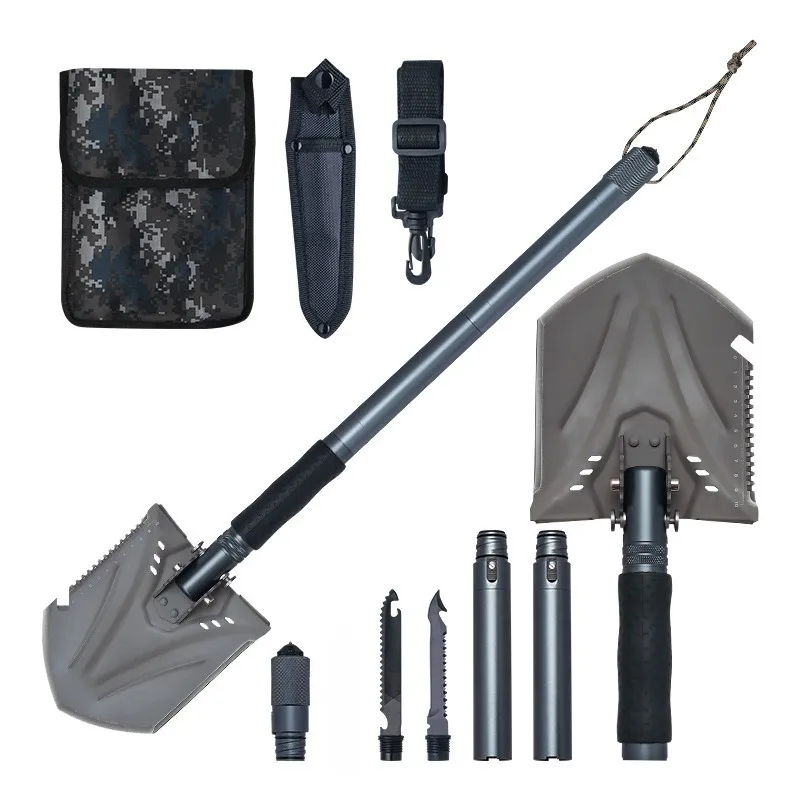 

Stainless Steel Detachable Shovel Multifunctional Thicken Folding High-hardness Outdoor Camping Shovel Portable Adjustable Tool