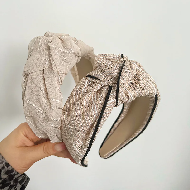 

Women Girls organza Big Knot Hairband Scrunchies Set Headband Adult Hair Accessories Hair Jewley