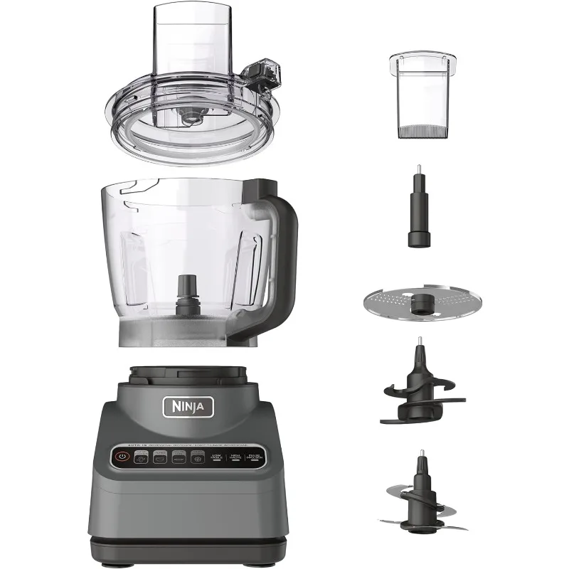 Ninja BN601 Professional Plus Food Processor, 1000 Peak Watts, 4 Functions for Chopping, Slicing, Purees & Dough with 9-Cup