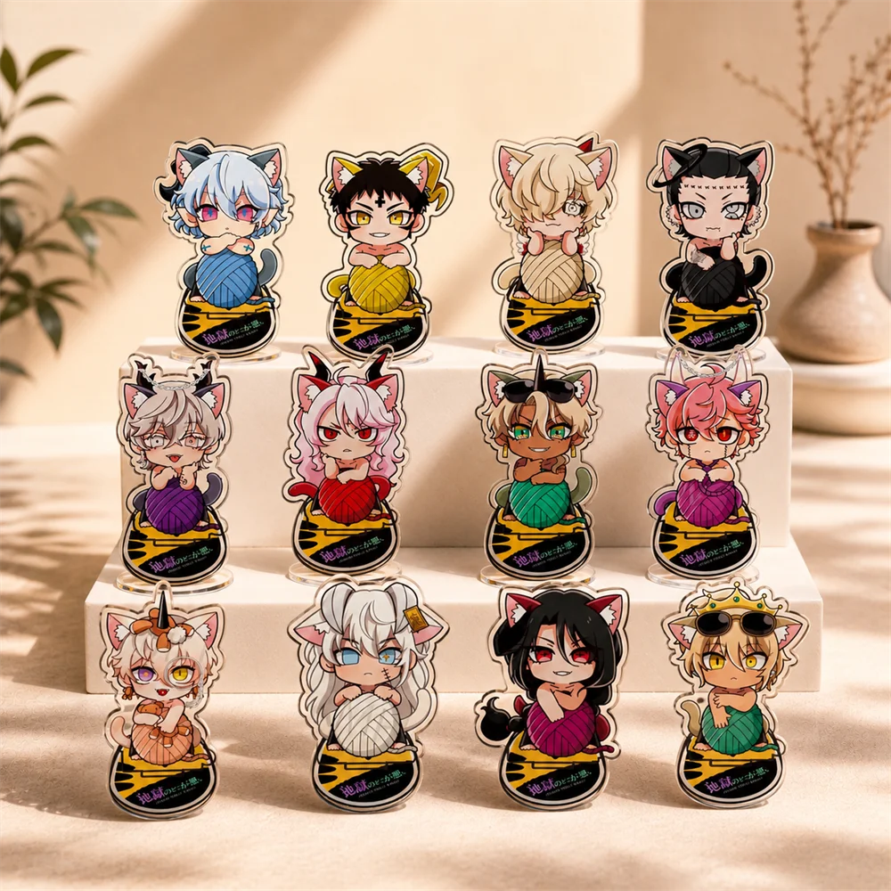 Game What in Hell Is Bad 10cm Acrylic Stand Tabletop Decorations Accessories Decor Gifts Exquisite Products Keychain