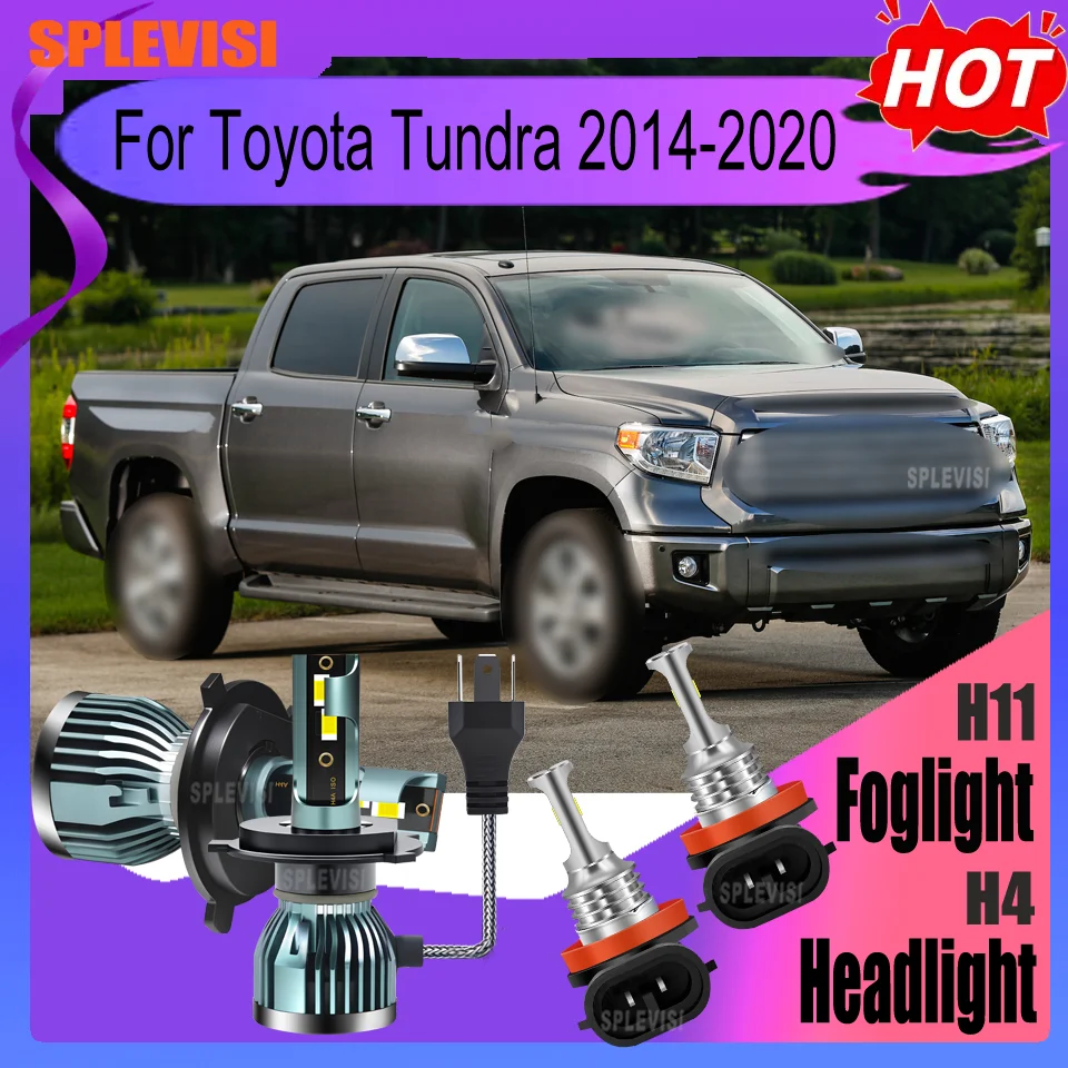 

Plug and Play H4/9003 H11/H9 светодиодные фары противотуманные фары энергосберегающие прочные для Toyota Tundra 2014 2015 2016 2017 2018 2019 2020