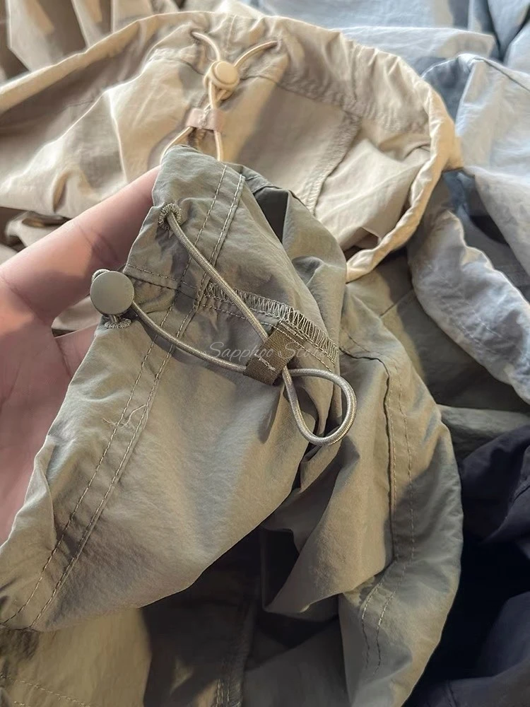 2025 Unisex Workwear Pants Pet Beautician Work Clothes Cargo Pants Sunscreen Quick Drying Salon Hair Cutting Hairdresser Apron