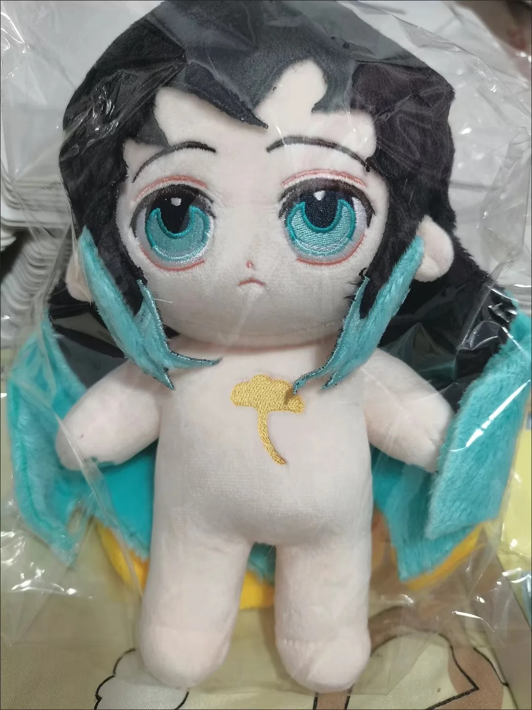 In Stock 20cm  Anime Demon Slayer Tokitou Muichirou Beast Ears Cotton Doll Peripheral Dress Up Plush Dolls Figures Toys Gifts