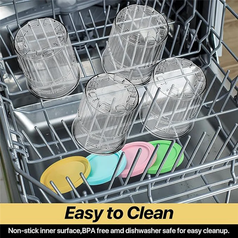 A76G-Copa de helado para Ninja NC500 NC501-reemplazo de contenedor a prueba de fugas y apto para lavavajillas