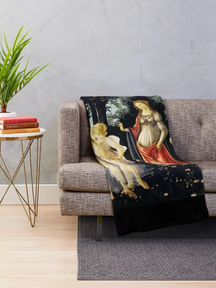 Sandro Botticelli - La Primavera Throw Blanket Loose Quilt Thin Blankets