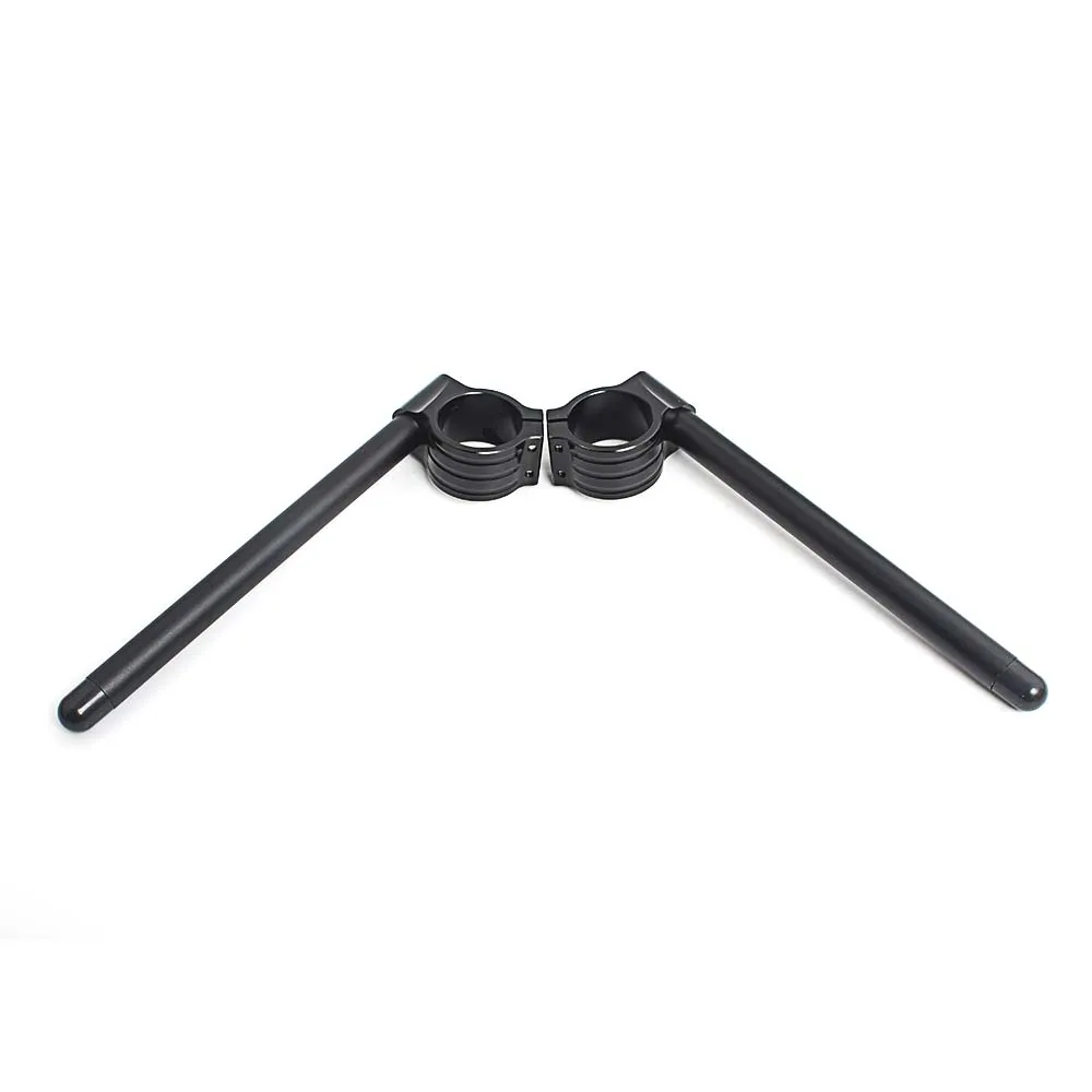 Handlebars Handle Bar Cafe Racer Clip On Ons Fork 31 32 33 35 36 37 38 39 40 41 43 45 47 48 50 51MM Rised Riser Clamp Motorcycle